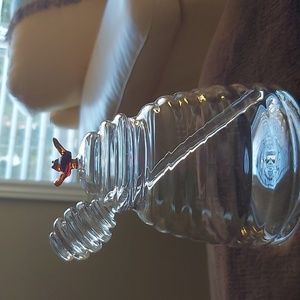 Glass Honey Pot